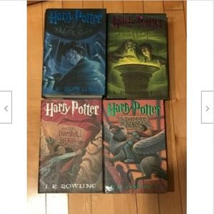 Harry Potter by J. K. Rowling Hardcover 4 Book Lot